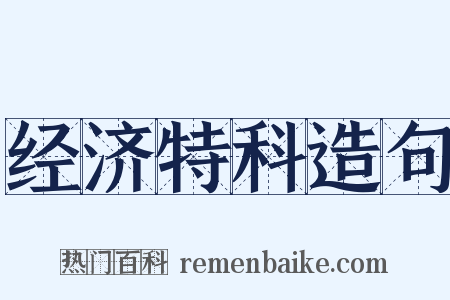 经济特科造句是什么意思的图片